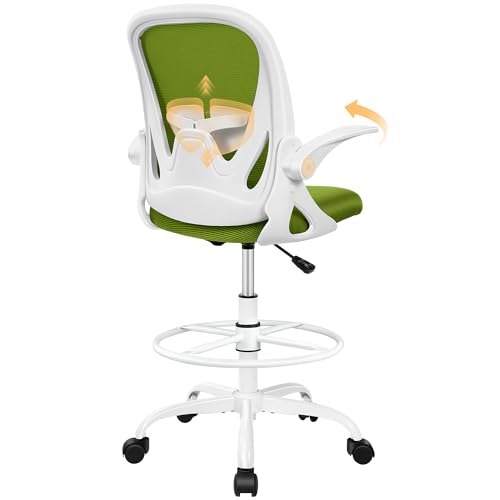 Primy Drafting Chair Tall Office Chair with Flip-up Armrests PR934-Z