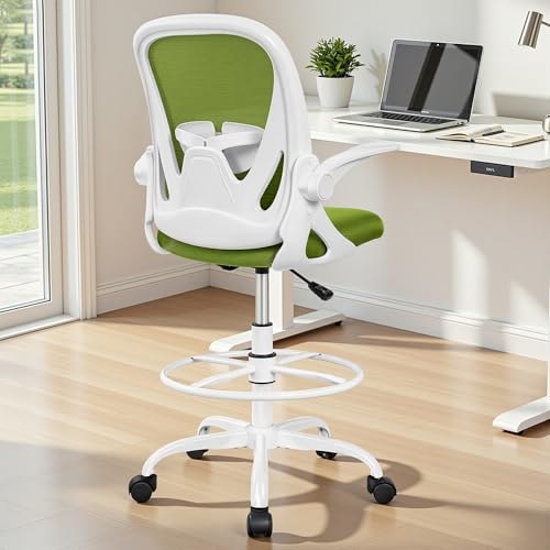 Primy Drafting Chair Tall Office Chair with Flip-up Armrests PR934-Z