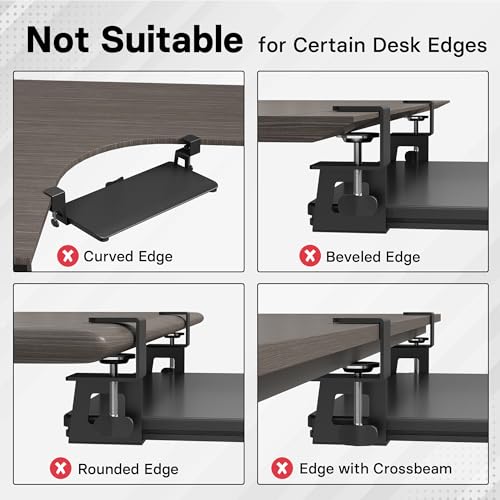 BONTEC Keyboard Tray Under Desk