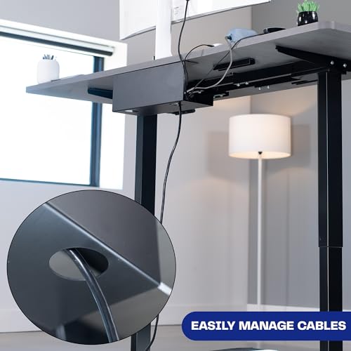 VIVO Under Desk 17 inch Cable Management Tray, Power Strip Holder, Cord Organizer, Wire Tamer for Office and Home,