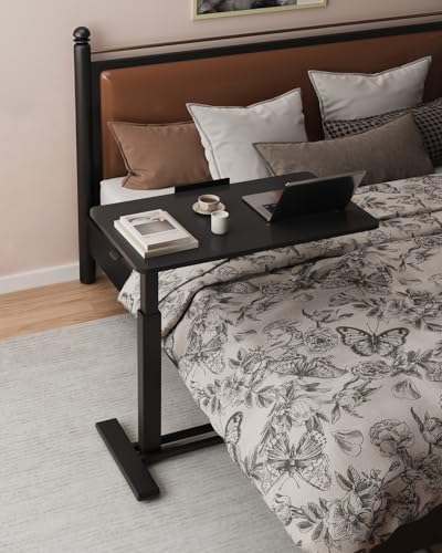 FLEXISPOT H7 PRO 90° Tiltable Mobile Overbed Table with Pneumatic Lift