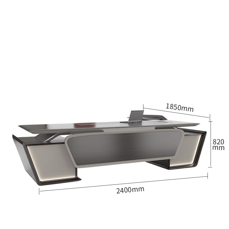 Wide Executive Office Desk with Spacious Desktop