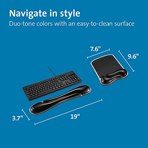 Kensington Duo Gel Mouse Pad and Wrist Rest