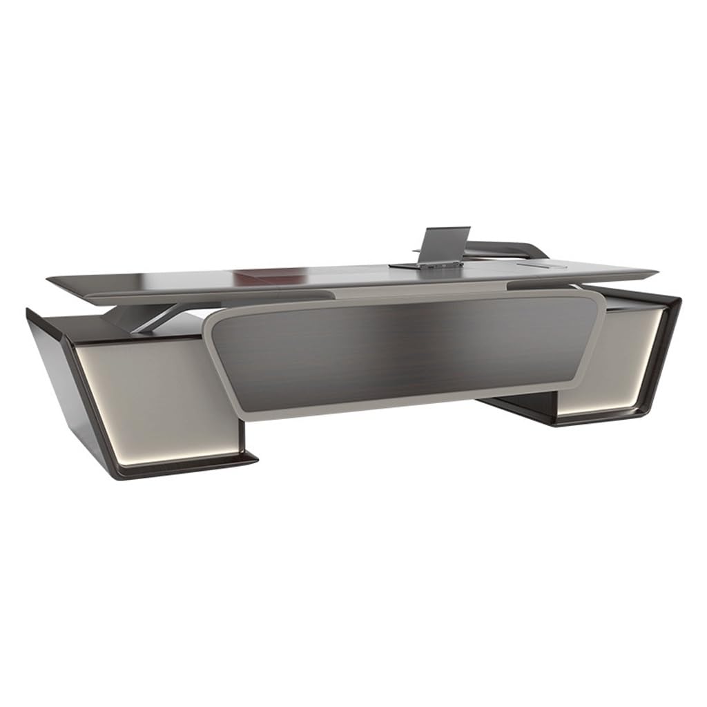 Wide Executive Office Desk with Spacious Desktop