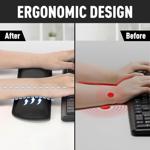 Gimars Keyboard Wrist Rest Set
