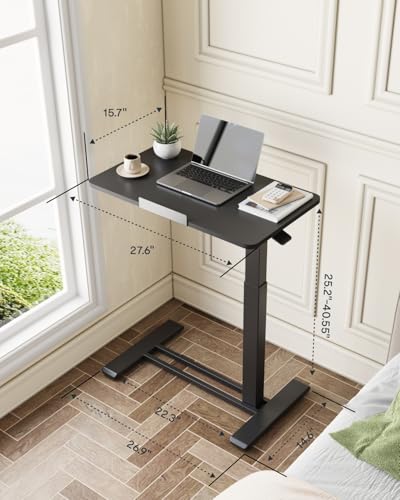 FLEXISPOT H7 PRO 90° Tiltable Mobile Overbed Table with Pneumatic Lift