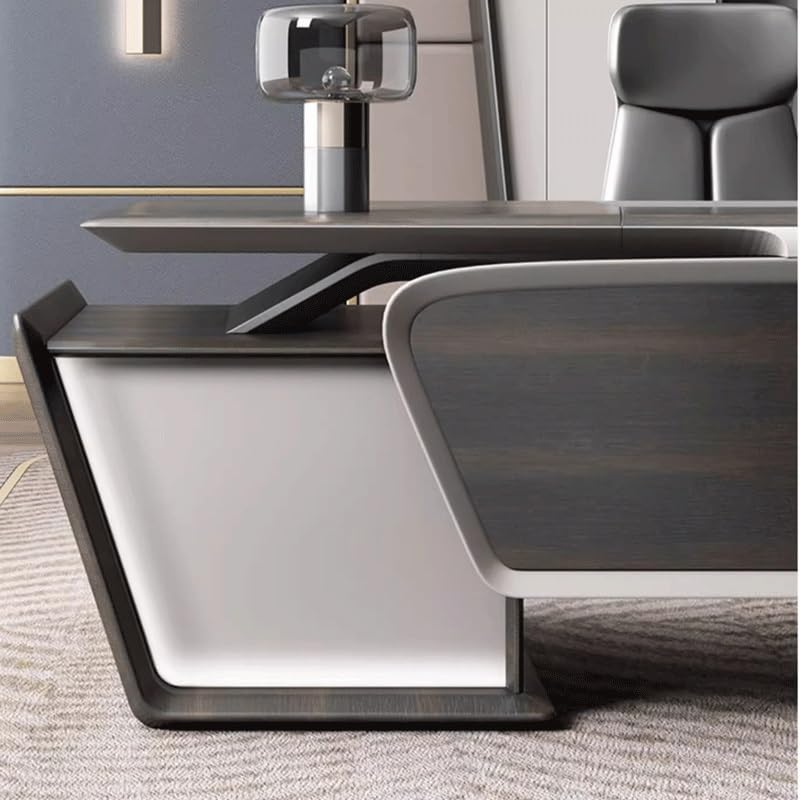 Wide Executive Office Desk with Spacious Desktop
