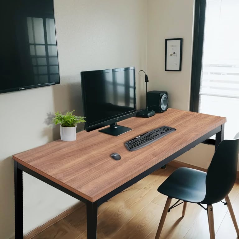 AIRLLEN Computer Desk, Modern Simple Sturdy Office Writing Desk Study Table for Home Office