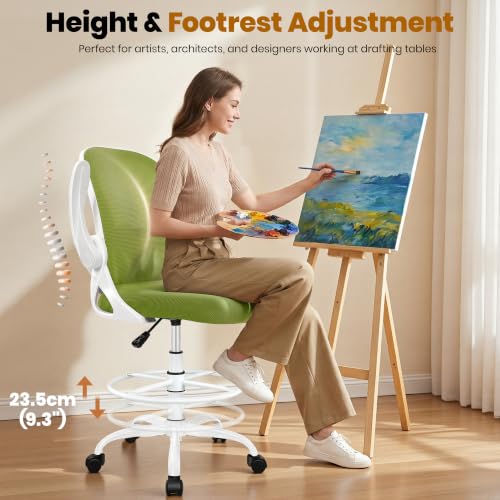 Primy Drafting Chair Tall Office Chair with Flip-up Armrests PR934-Z
