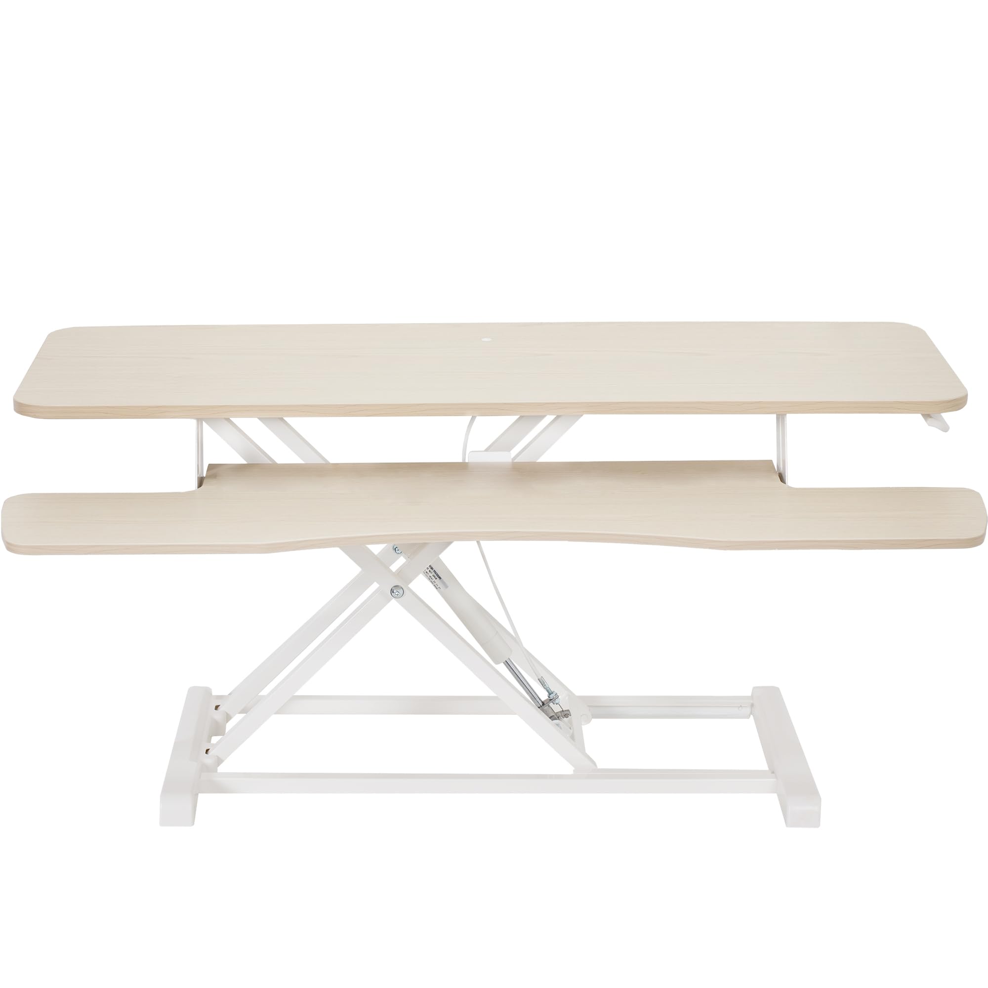 VIVO Desk Converter, K Series, Height Adjustable Sit to Stand Riser, Dual Monitor and Laptop Workstation with Wide Keyboard Tray