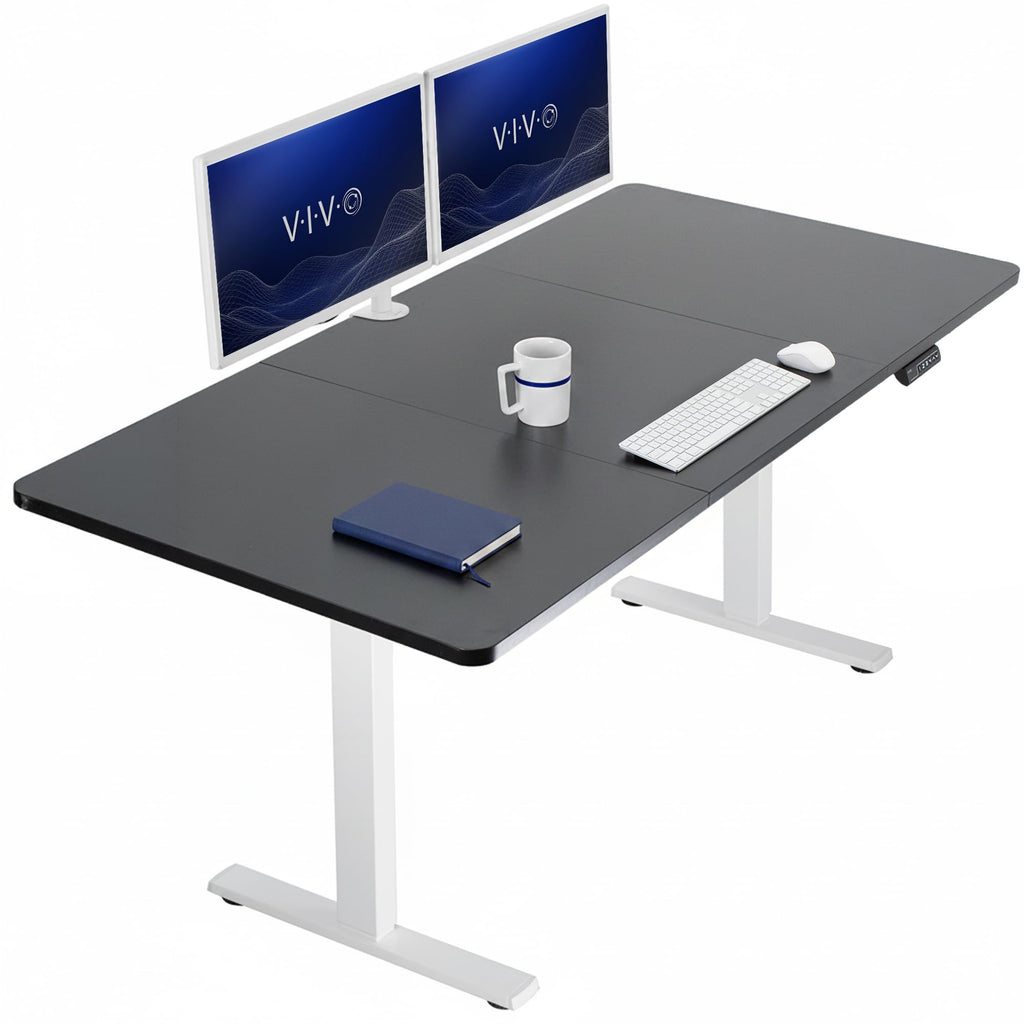 VIVO Electric Standing Desk Workstation, Memory Controller Height Adjustment, 1B Series