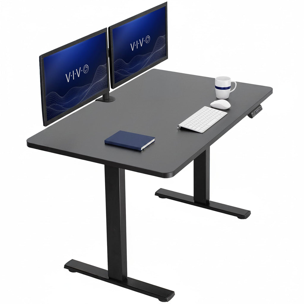 VIVO Electric Standing Desk Workstation, Memory Controller Height Adjustment, 1B Series