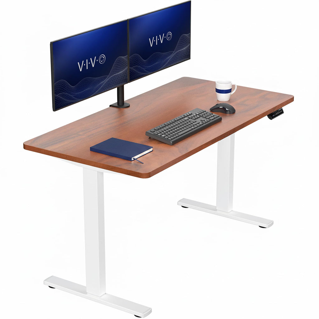 VIVO Electric Standing Desk Workstation, Memory Controller Height Adjustment, 1B Series