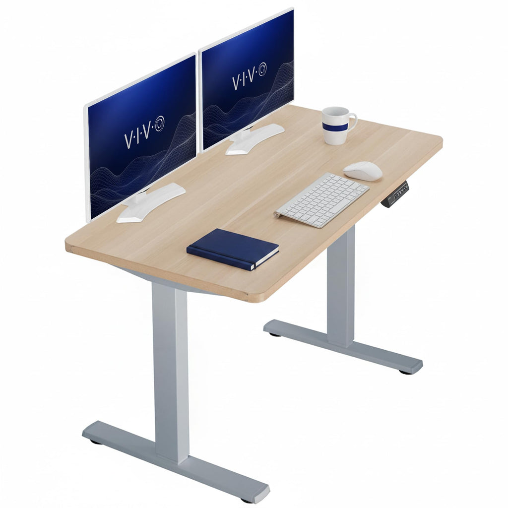 VIVO Electric Standing Desk Workstation, Memory Controller Height Adjustment, 1B Series