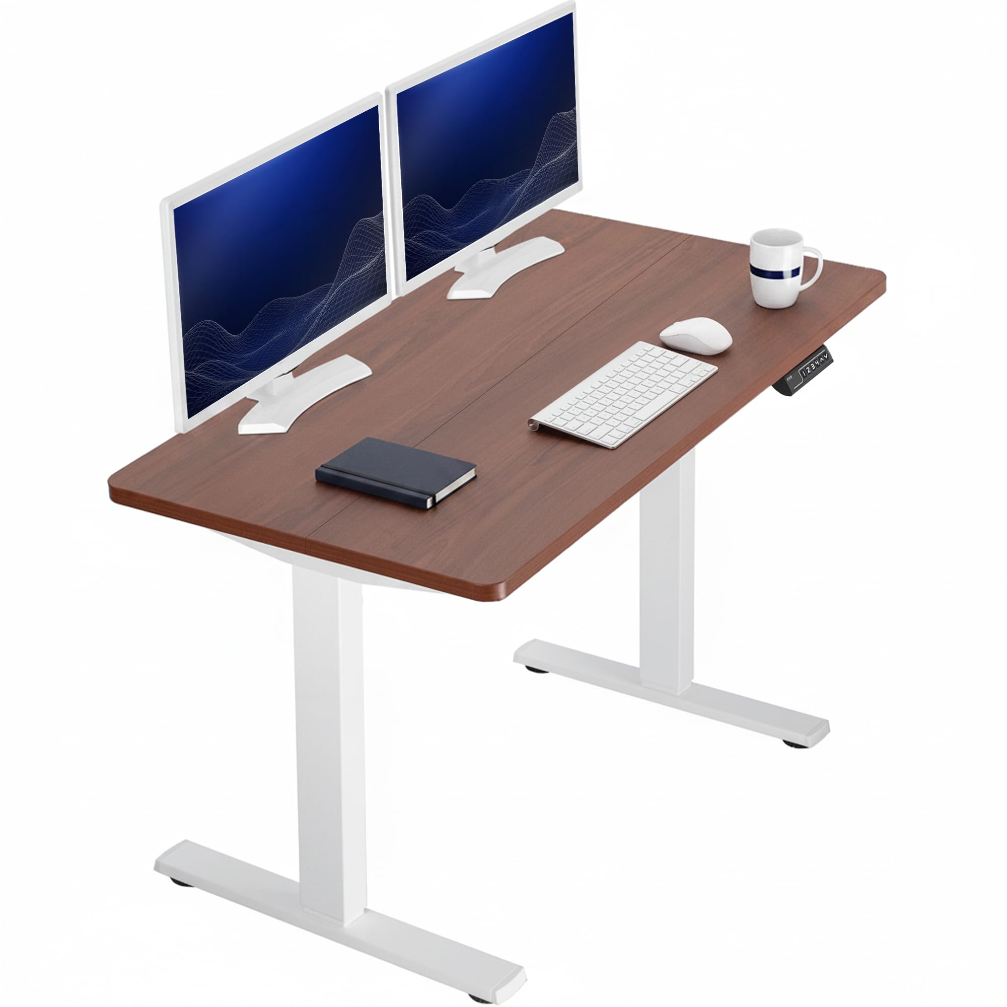 VIVO Electric Standing Desk Workstation, Memory Controller Height Adjustment, 1B Series