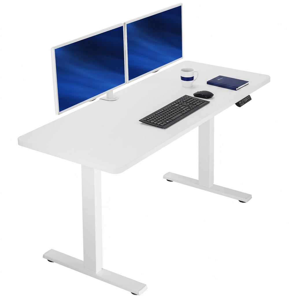 VIVO Electric Standing Desk Workstation, Memory Controller Height Adjustment, 1B Series