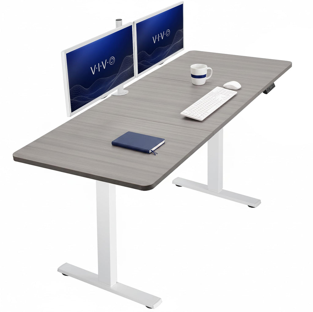 VIVO Electric Standing Desk Workstation, Memory Controller Height Adjustment, 1B Series