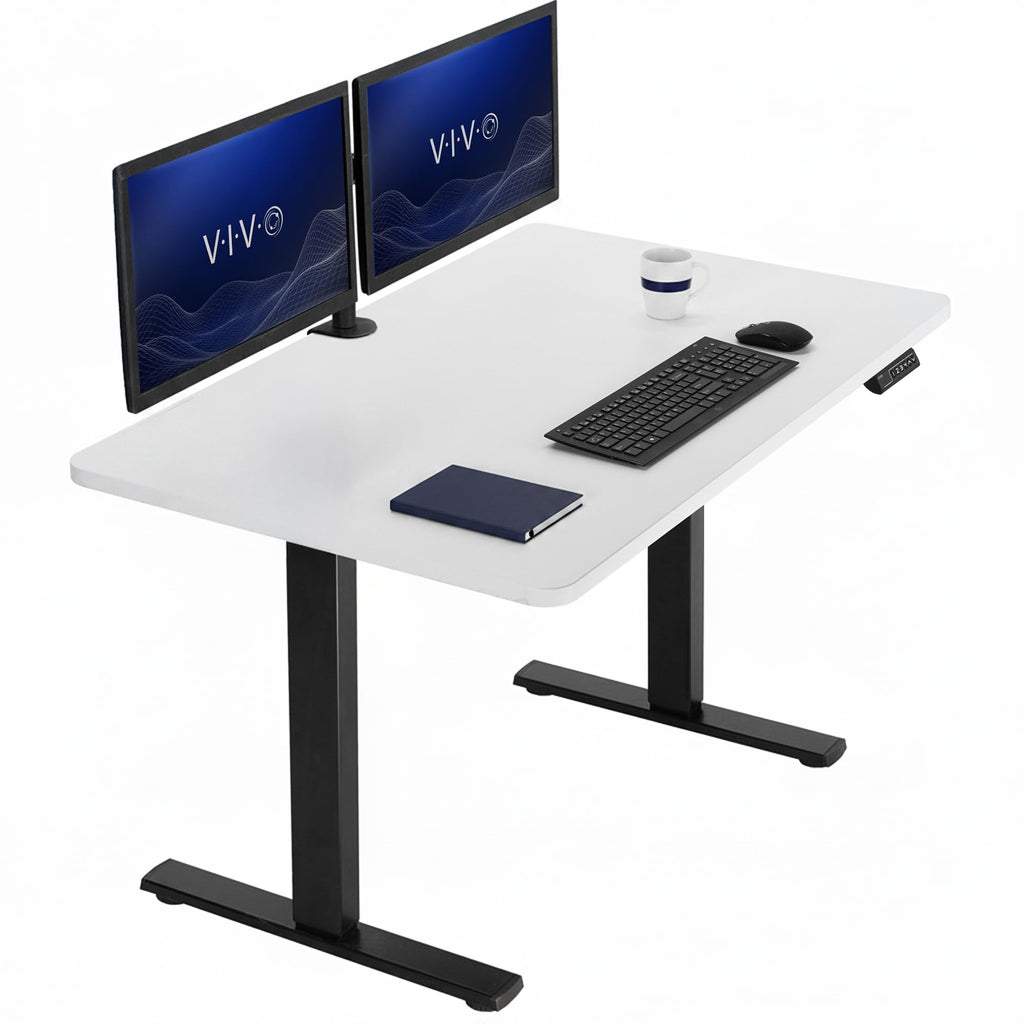 VIVO Electric Standing Desk Workstation, Memory Controller Height Adjustment, 1B Series