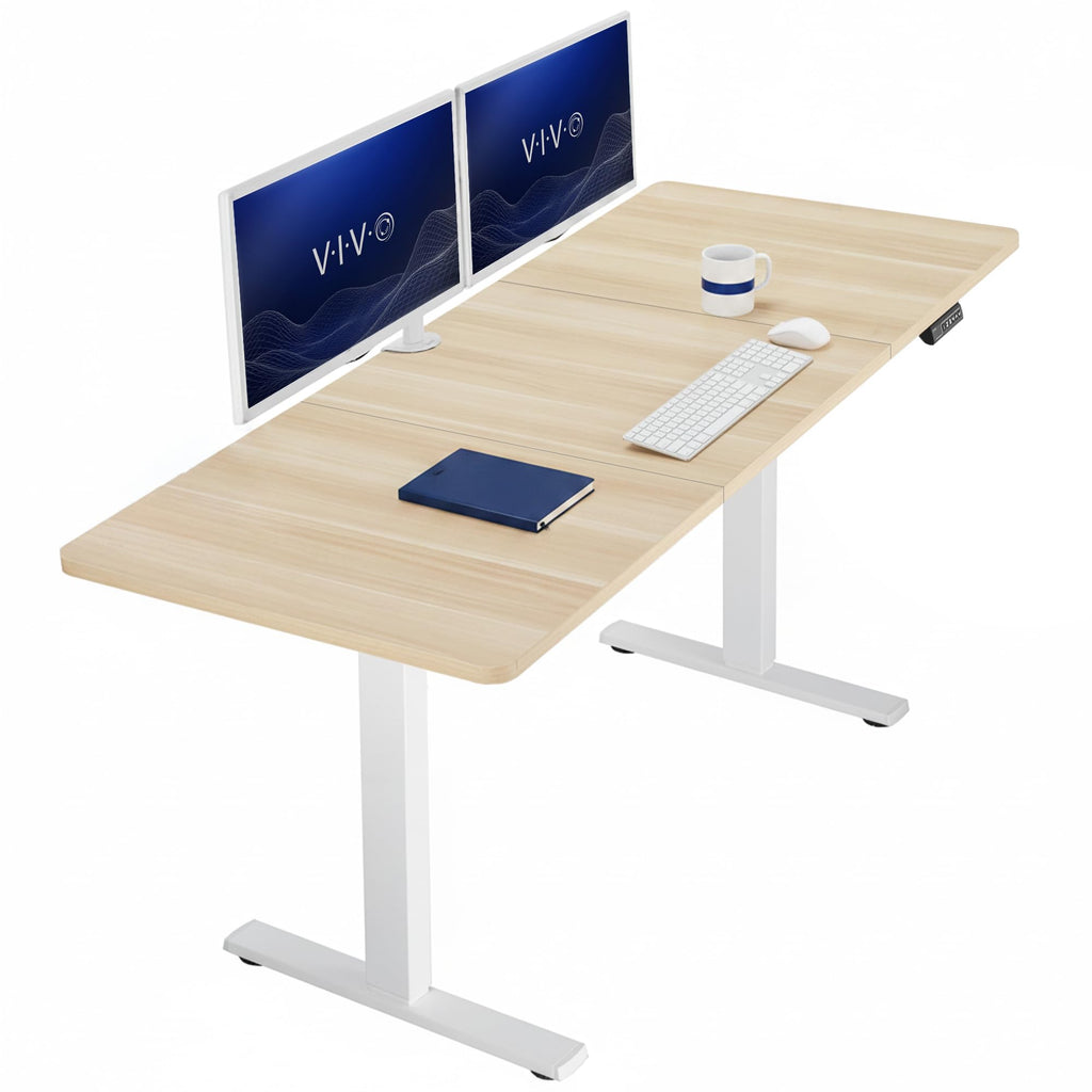 VIVO Electric Standing Desk Workstation, Memory Controller Height Adjustment, 1B Series