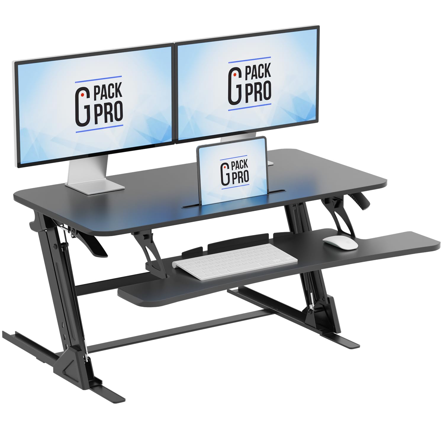 G-PACK PRO Standing Desk Converter, Adjustable Height