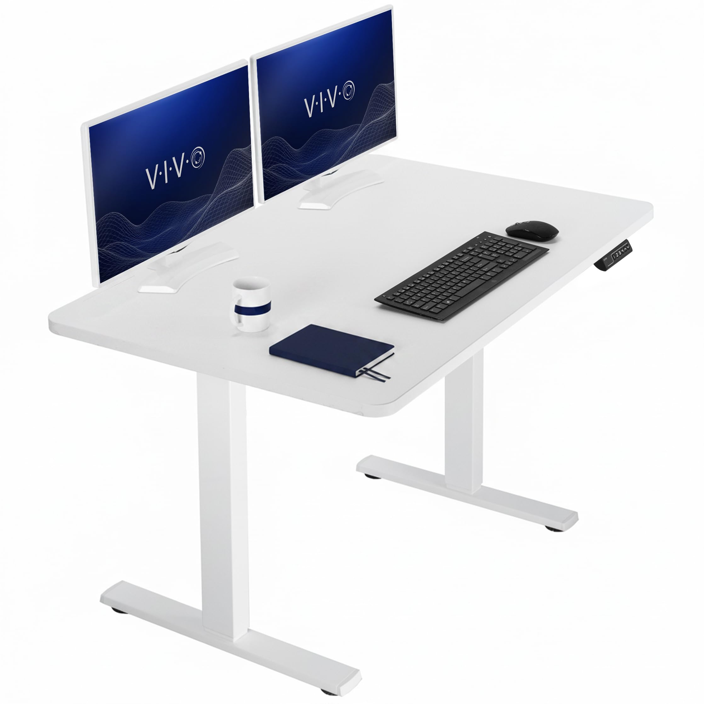 VIVO Electric Standing Desk Workstation, Memory Controller Height Adjustment, 1B Series