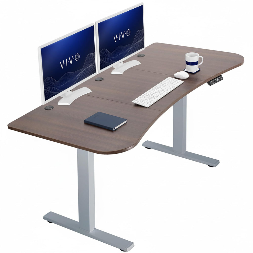 VIVO Electric Standing Desk Workstation, Memory Controller Height Adjustment, 1B Series