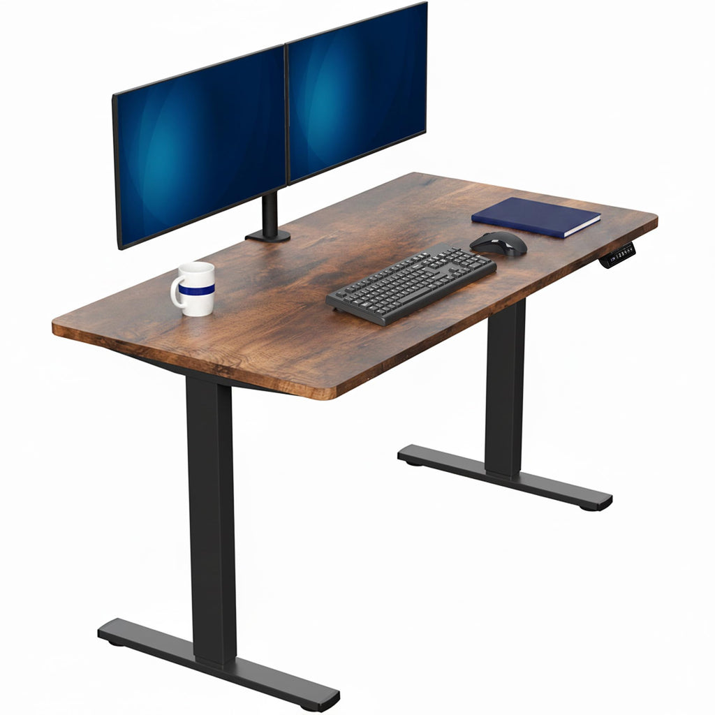 VIVO Electric Standing Desk Workstation, Memory Controller Height Adjustment, 1B Series