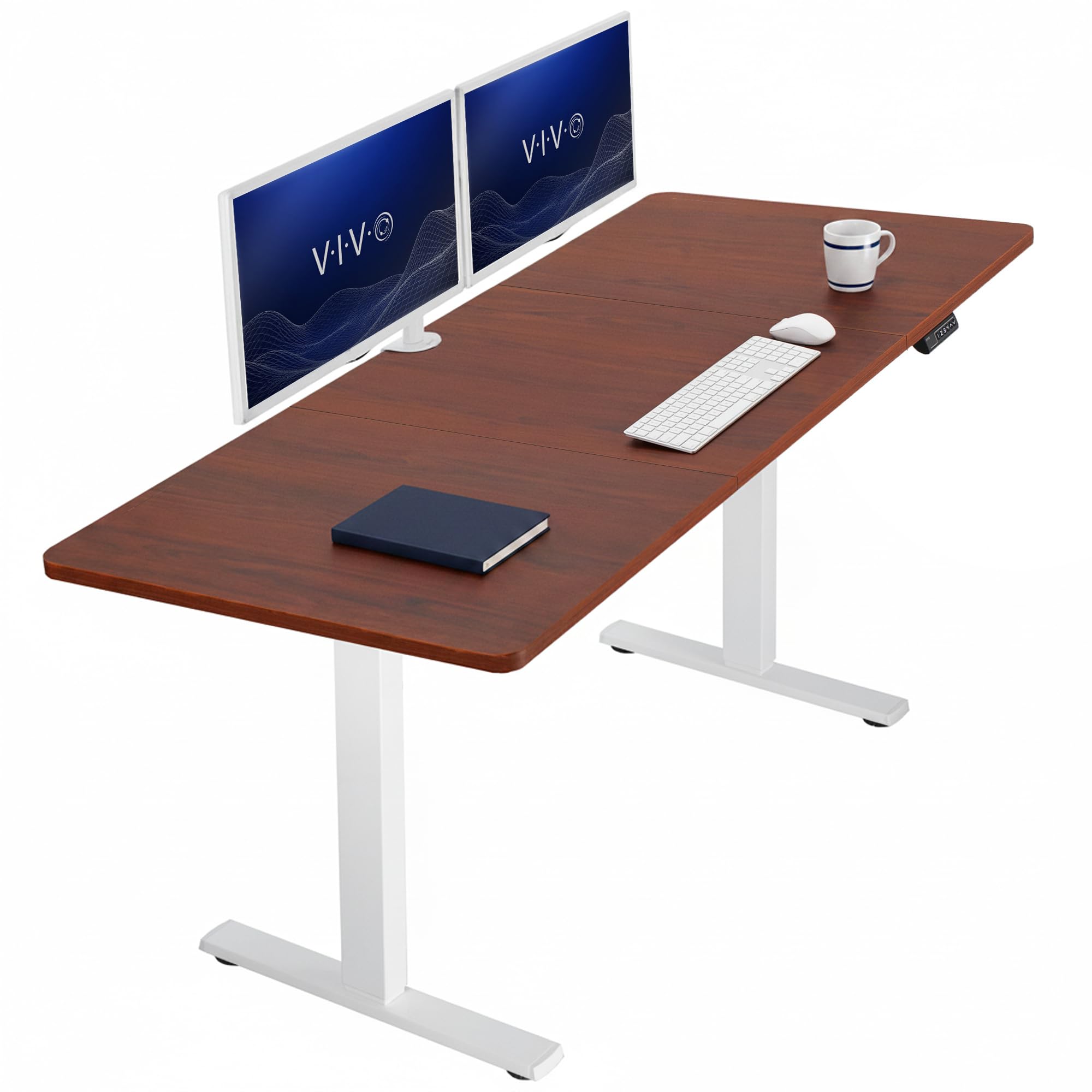 VIVO Electric Standing Desk Workstation, Memory Controller Height Adjustment, 1B Series