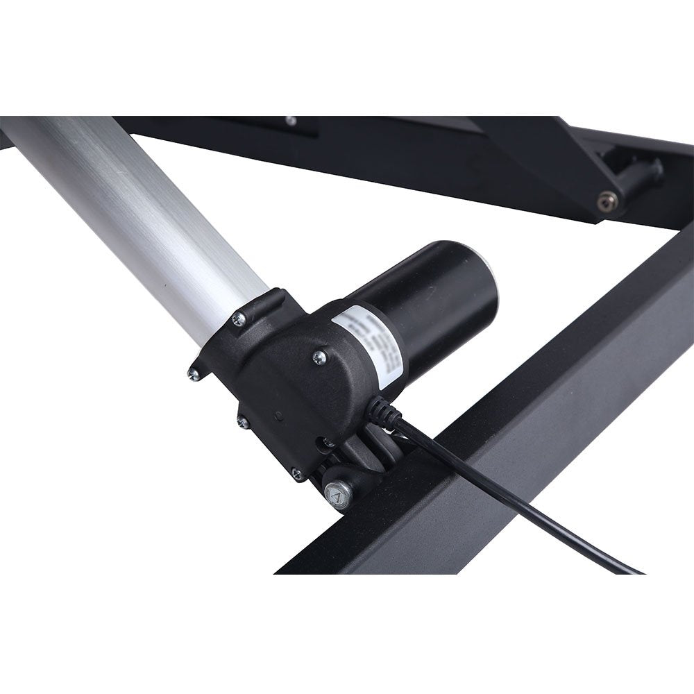 ApexDesk ZT Series Height Adjustable Sit to Stand Electric Desk Converter, 2-Tier Design with Large 36x24 Upper Work Surface and Lower Keyboard Tray Deck