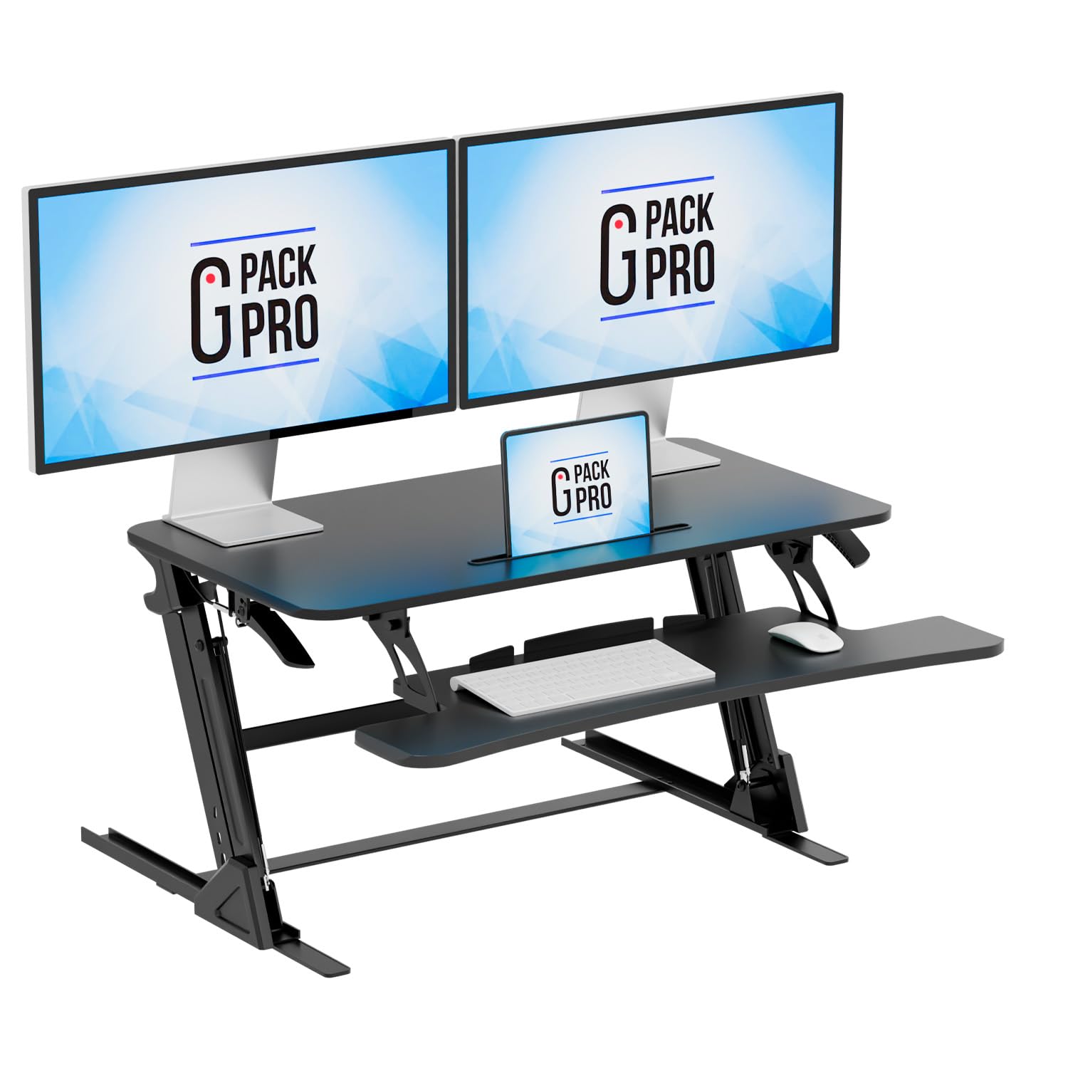 G-PACK PRO Standing Desk Converter, Adjustable Height