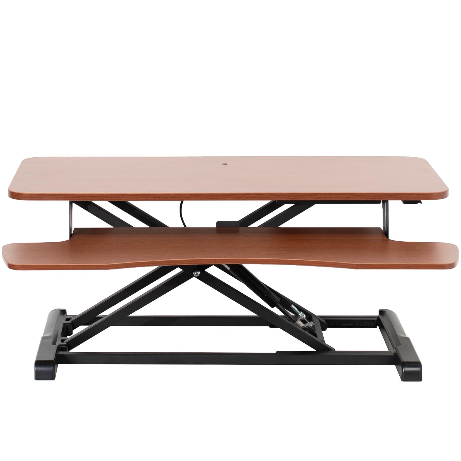 VIVO Desk Converter, K Series, Height Adjustable Sit to Stand Riser, Dual Monitor and Laptop Workstation with Wide Keyboard Tray