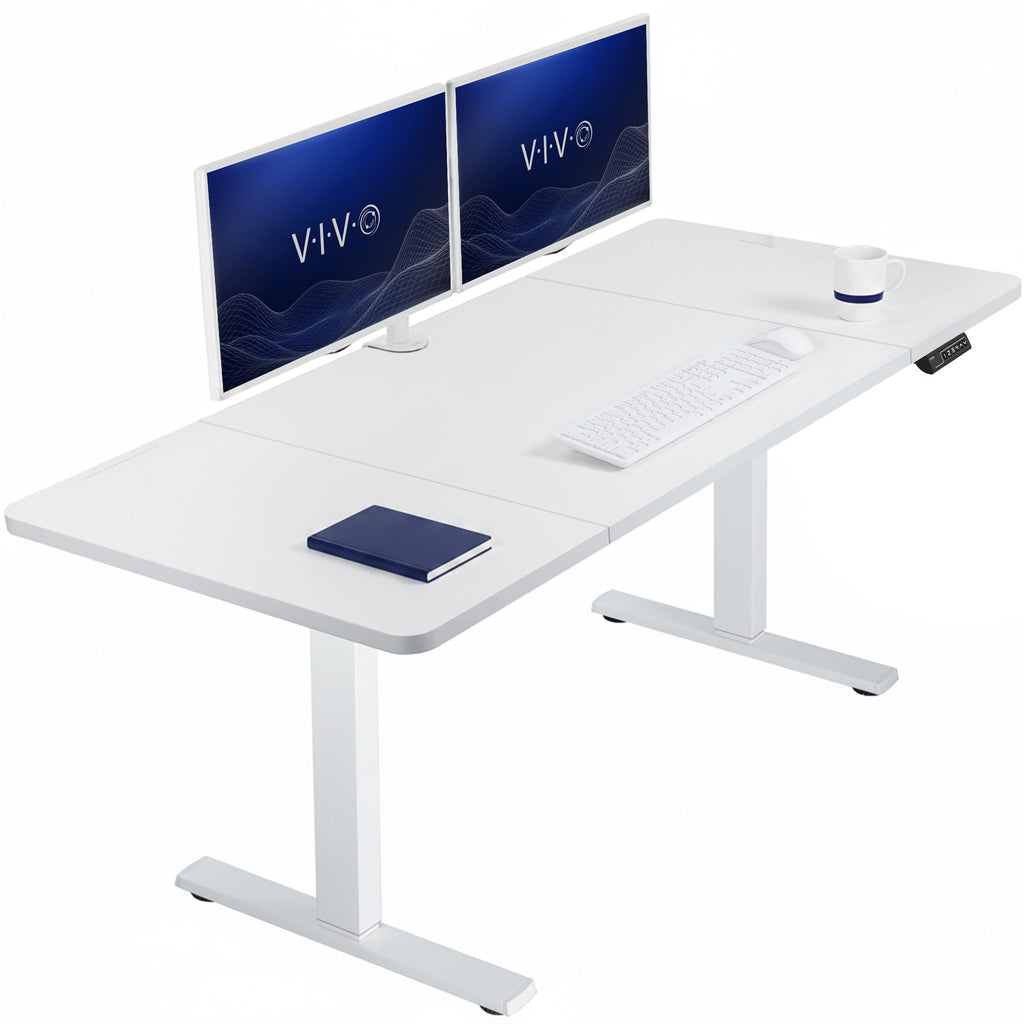 VIVO Electric Standing Desk Workstation, Memory Controller Height Adjustment, 1B Series
