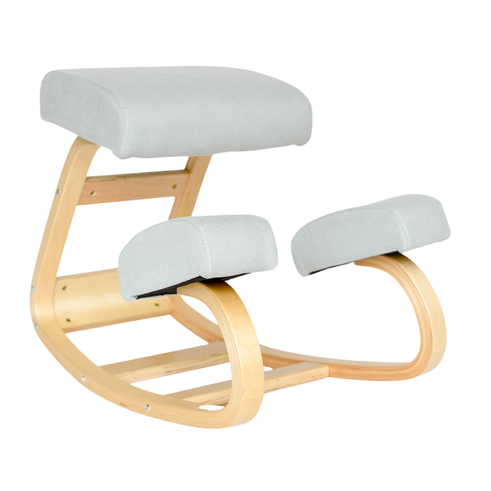 Sleekform Ergonomic Kneeling Chair - Home Office Rocking Desk Stool for Active Sitting