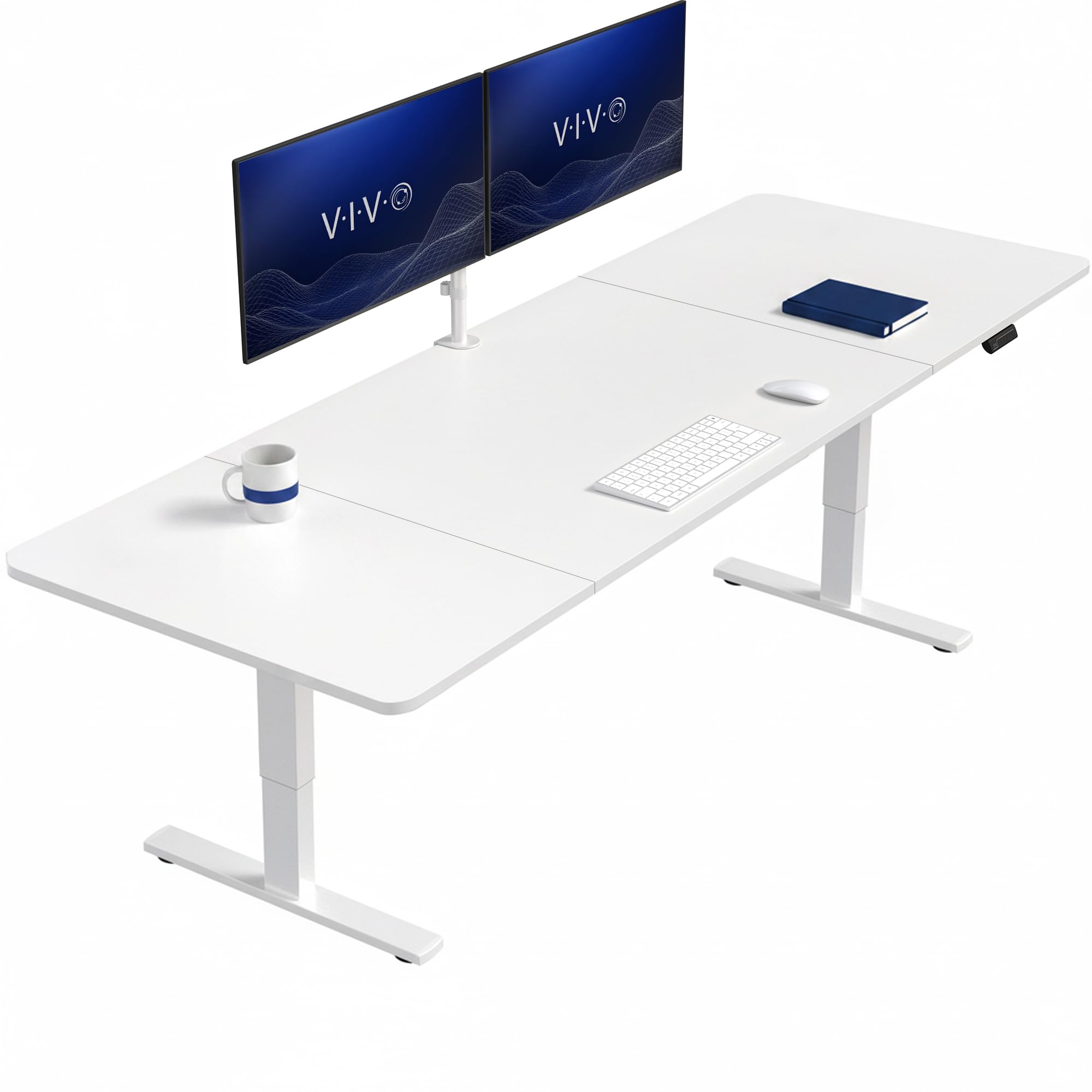 VIVO Electric Standing Desk Workstation, Memory Controller Height Adjustment, 1B Series