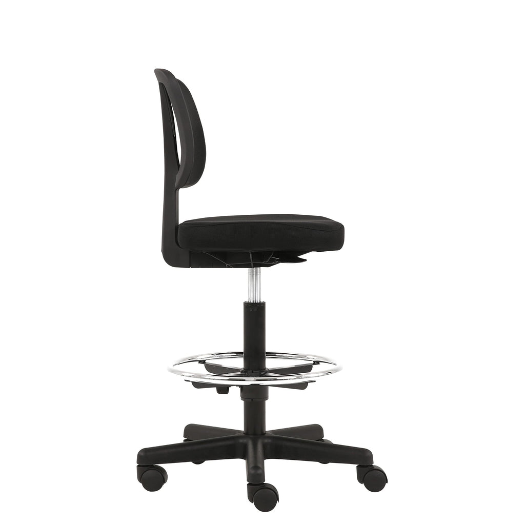 Amazon Basics Mid-Back Mesh Office Drafting Chair Stool