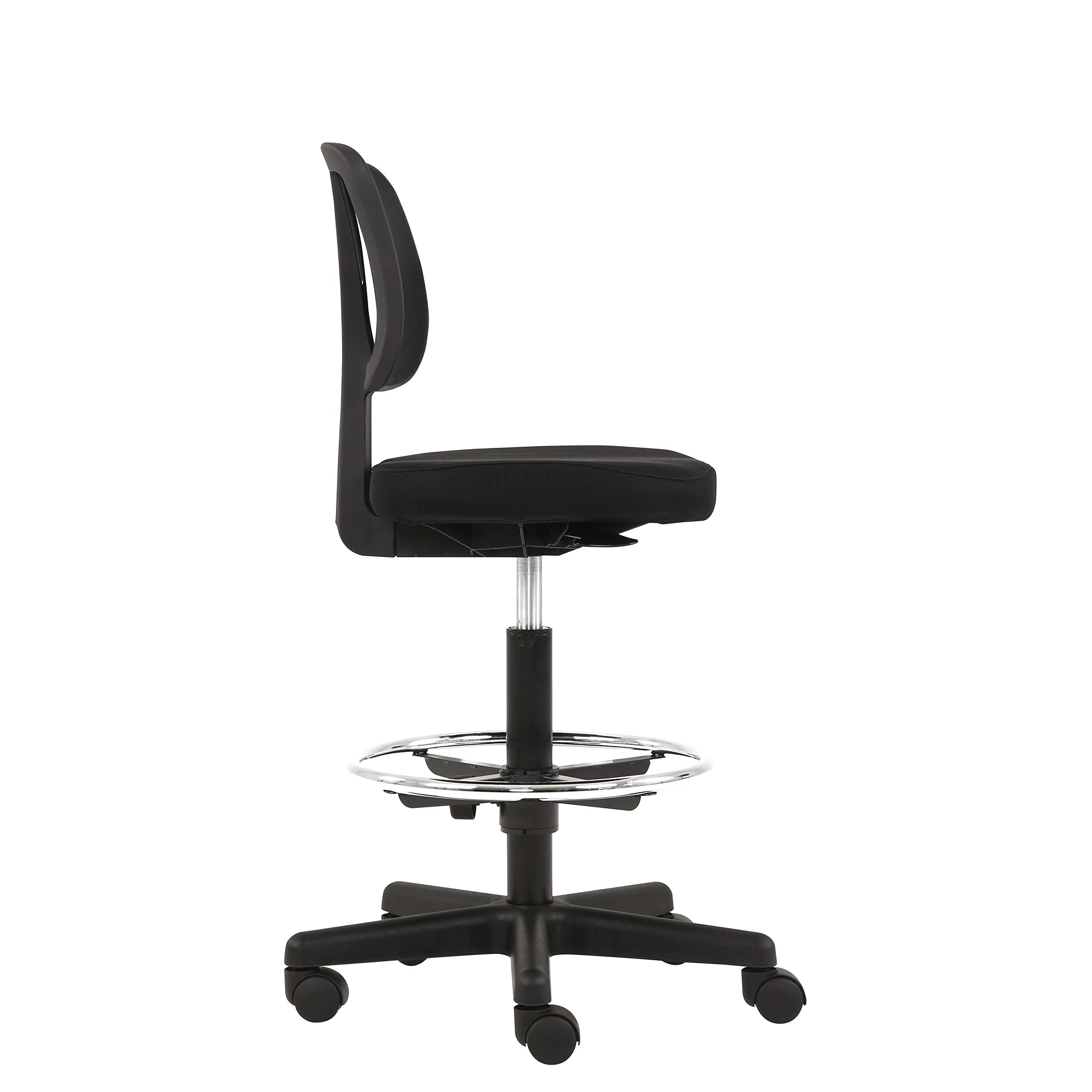 Amazon Basics Mid-Back Mesh Office Drafting Chair Stool