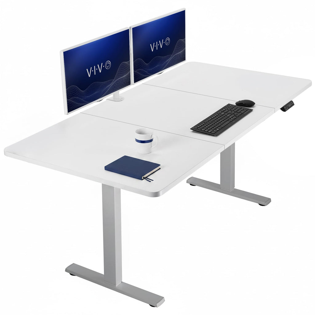 VIVO Electric Standing Desk Workstation, Memory Controller Height Adjustment, 1B Series