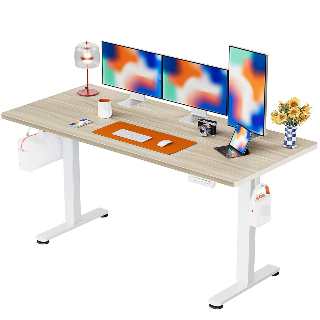 ErGear Height Adjustable Electric Standing Desk, Sit Stand up Desk, Memory Computer Home Office Desk