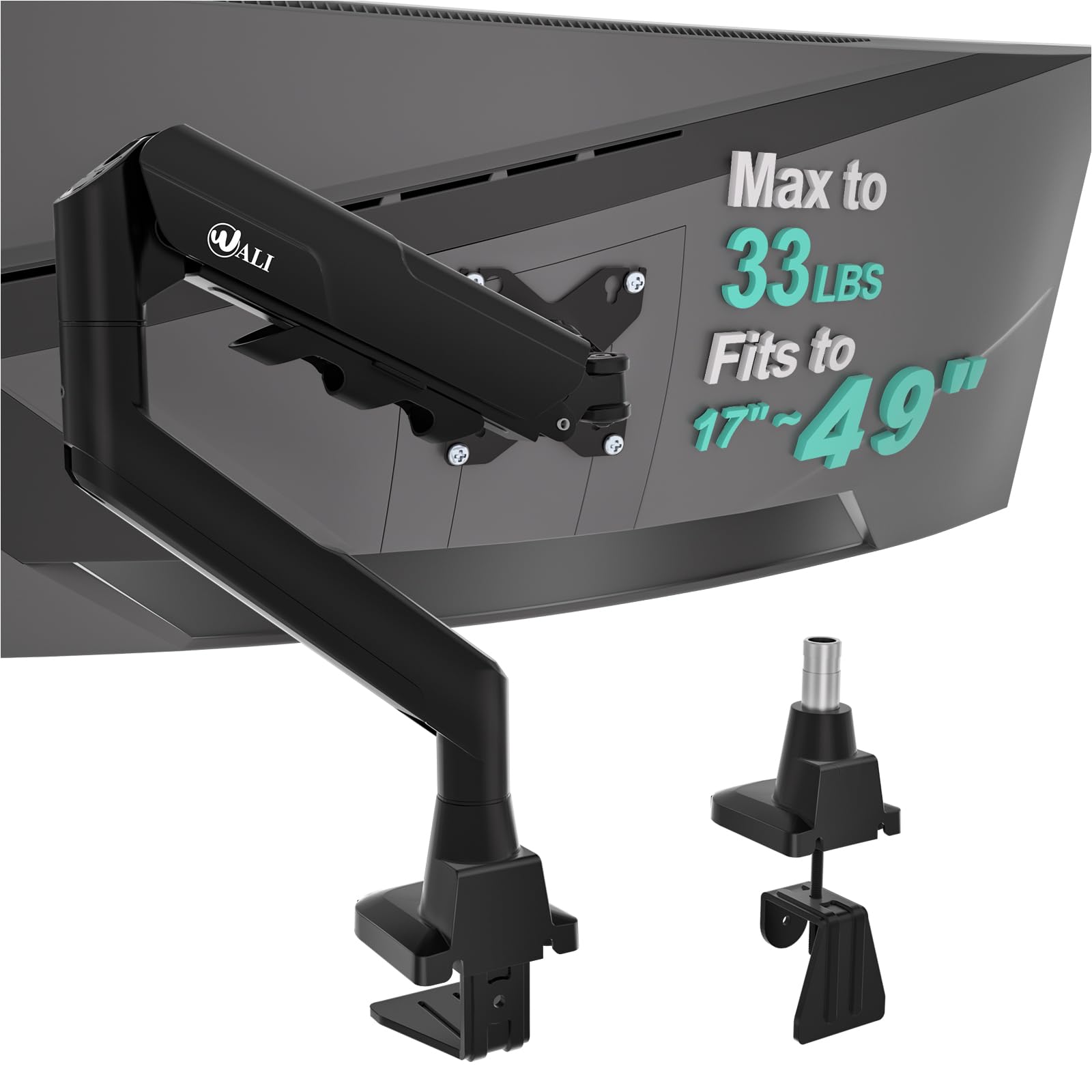WALI Single/Dual/Triple/Quad Monitor Arm Mount Stand