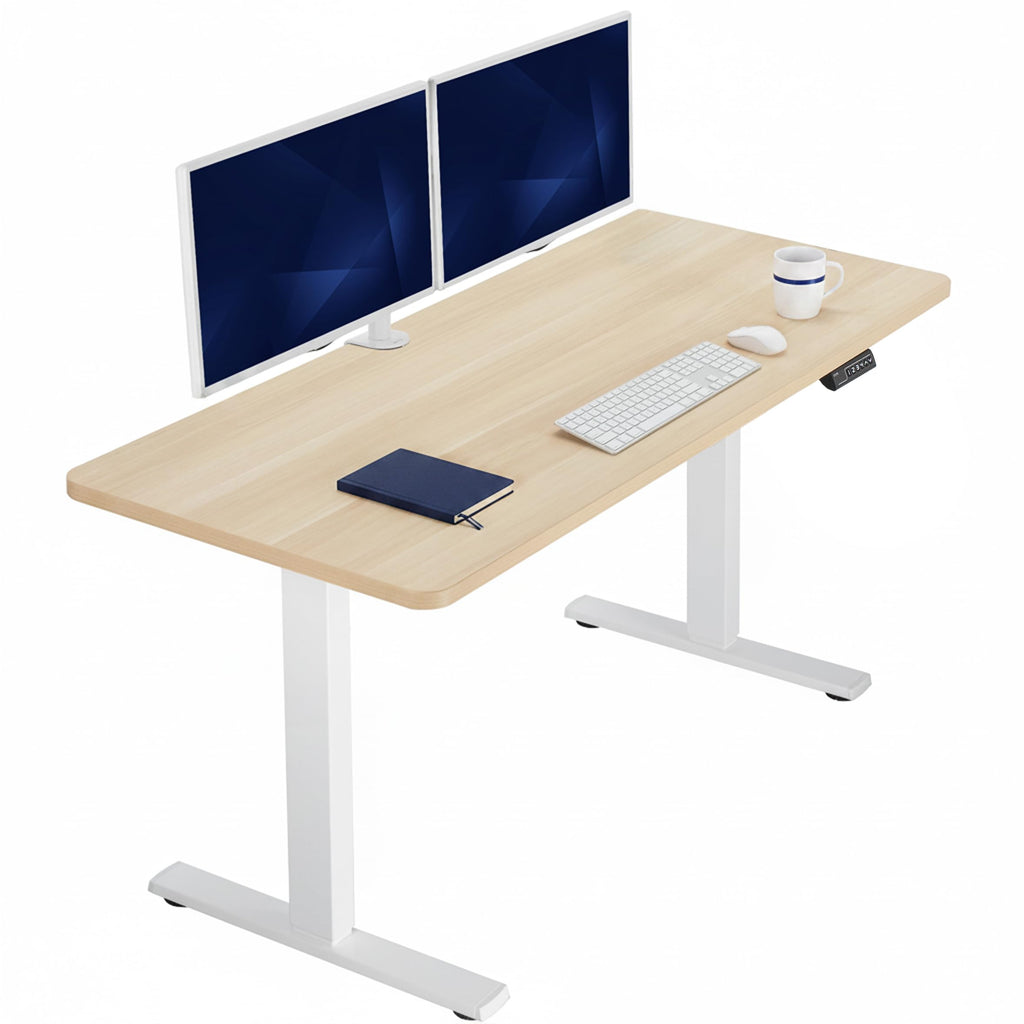 VIVO Electric Standing Desk Workstation, Memory Controller Height Adjustment, 1B Series