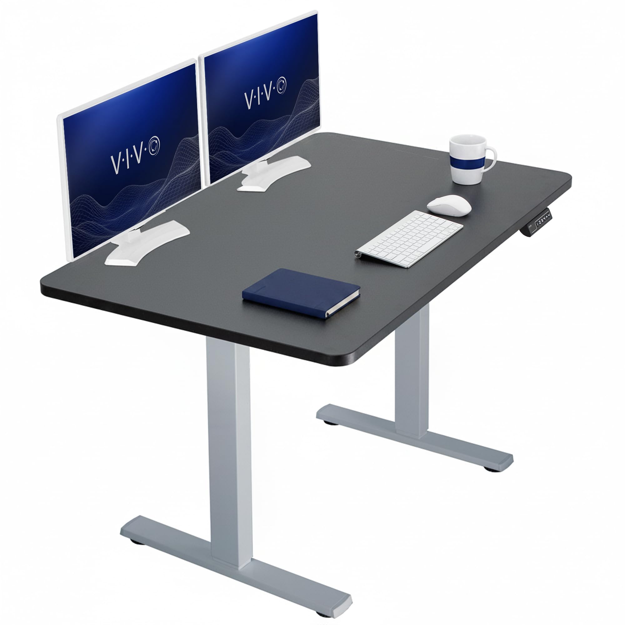 VIVO Electric Standing Desk Workstation, Memory Controller Height Adjustment, 1B Series