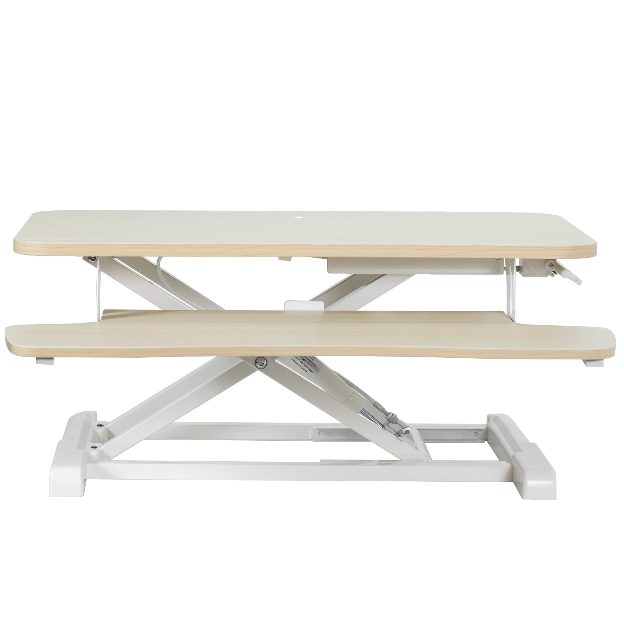 VIVO Desk Converter, K Series, Height Adjustable Sit to Stand Riser, Dual Monitor and Laptop Workstation with Wide Keyboard Tray