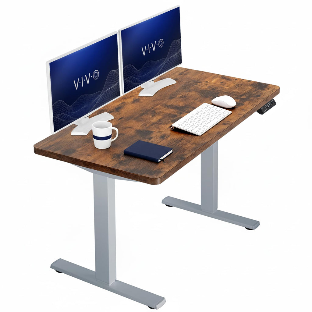VIVO Electric Standing Desk Workstation, Memory Controller Height Adjustment, 1B Series