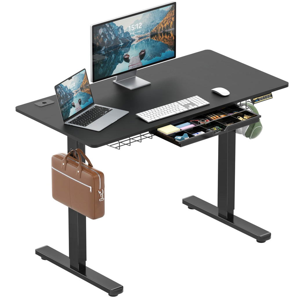 SHW Electric Height Adjustable Standing Desk