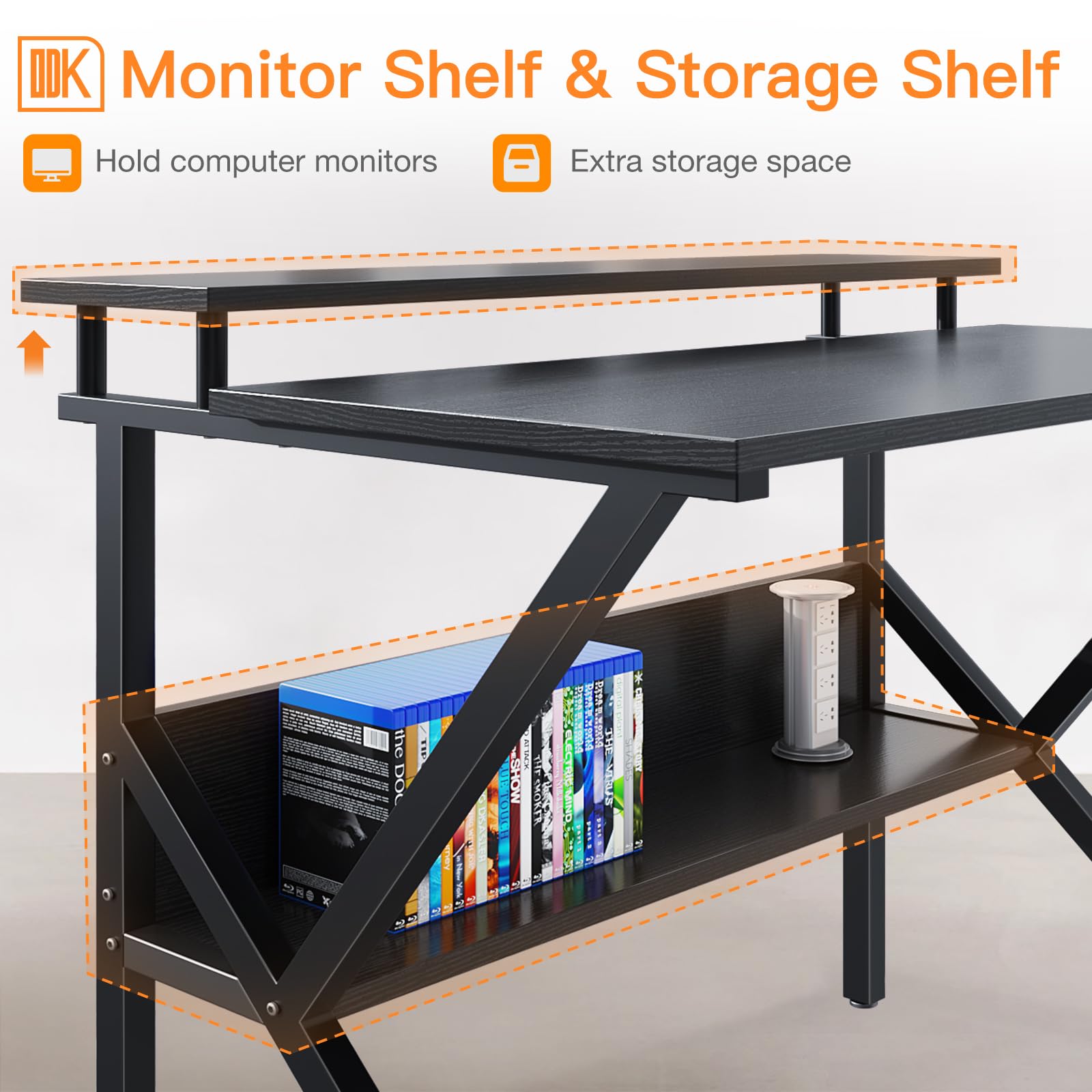 ODK Small Desk 27.5 and 39 Inch