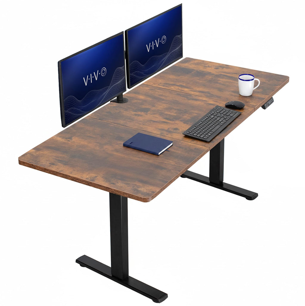 VIVO Electric Standing Desk Workstation, Memory Controller Height Adjustment, 1B Series