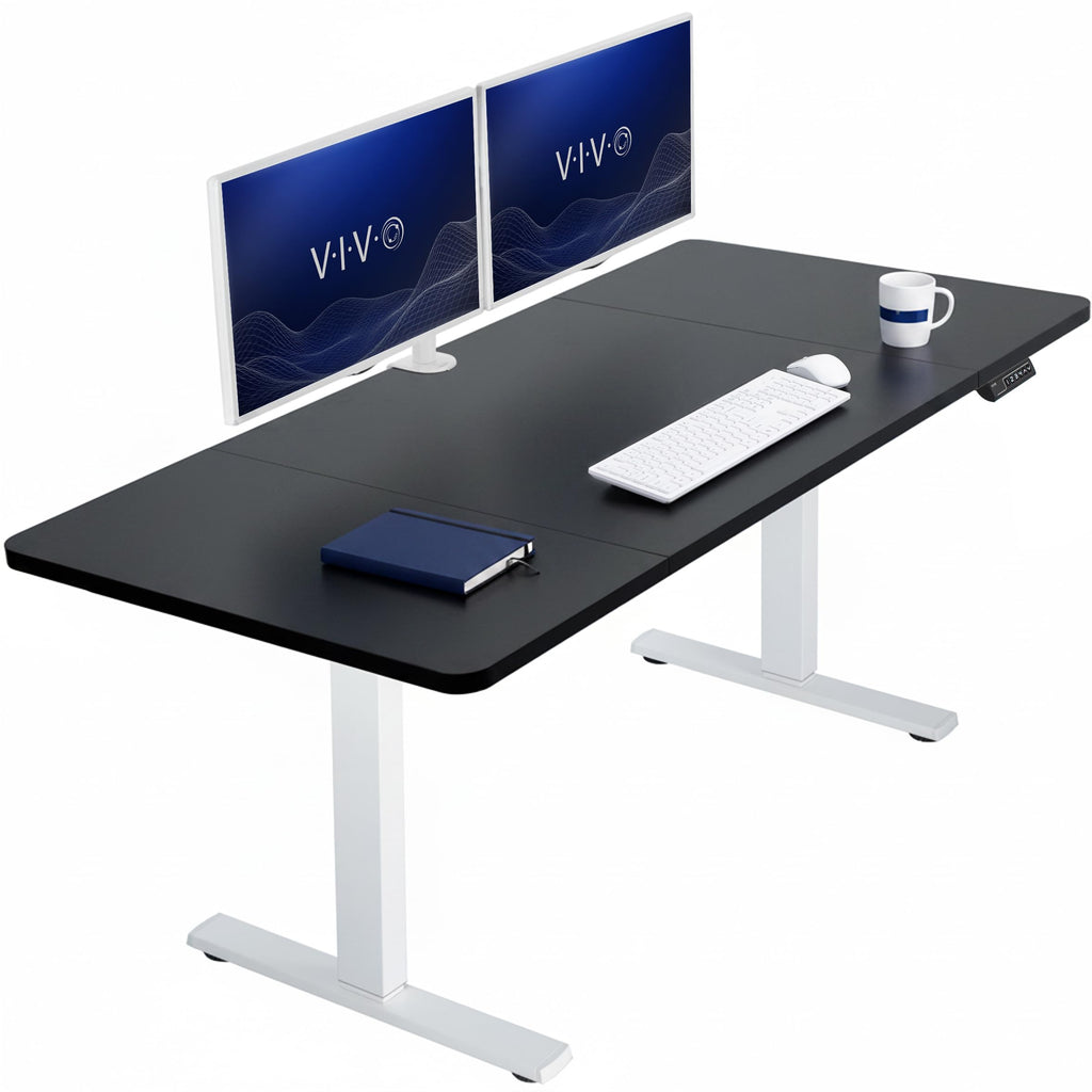 VIVO Electric Standing Desk Workstation, Memory Controller Height Adjustment, 1B Series
