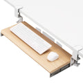 VIVO Keyboard Tray, Under Desk Pull Out with Extra Sturdy C Clamp Mount System, Slide-Out Platform Computer Drawer for Typing and Mouse Work