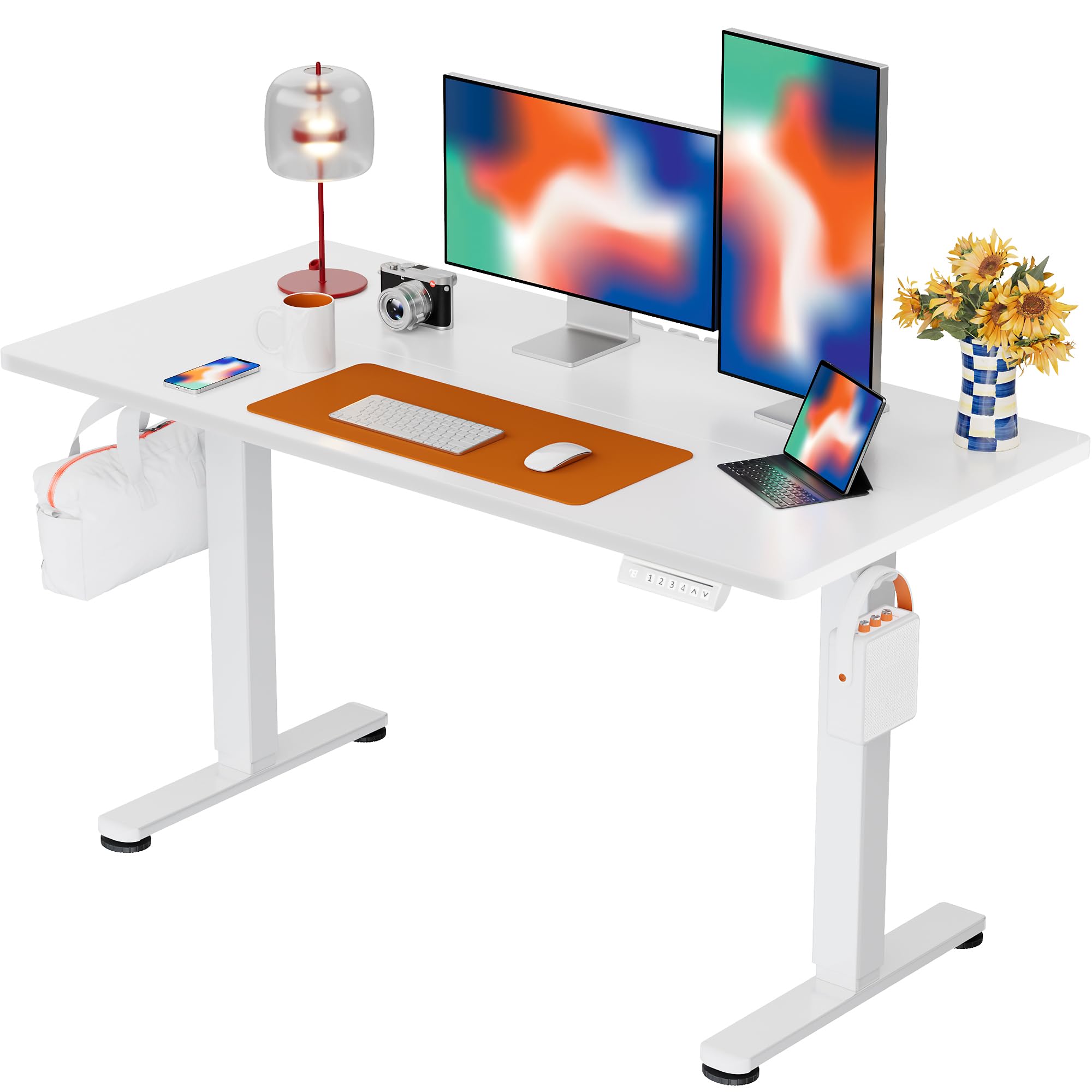 ErGear Height Adjustable Electric Standing Desk, Sit Stand up Desk, Memory Computer Home Office Desk