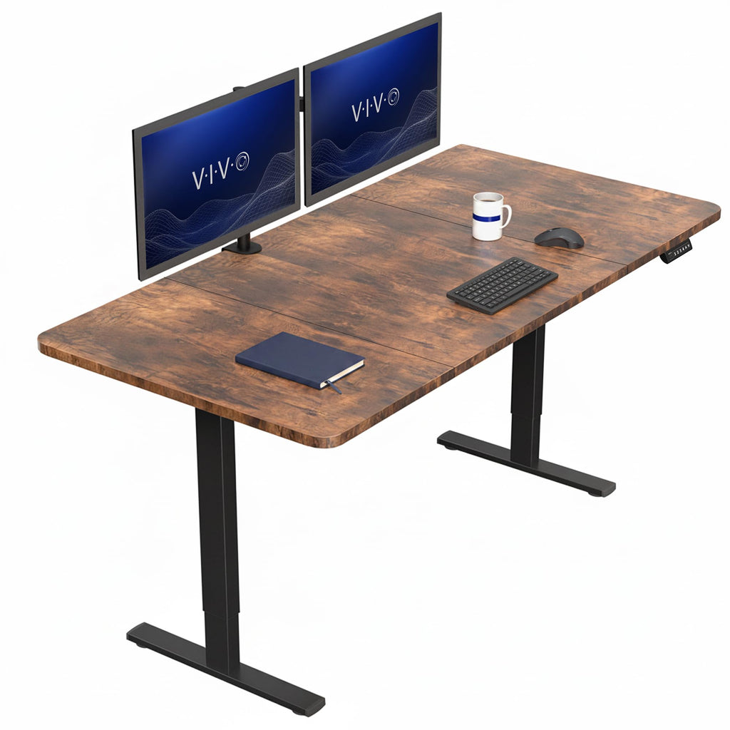 VIVO Electric Standing Desk Workstation, Memory Controller Height Adjustment, 1B Series